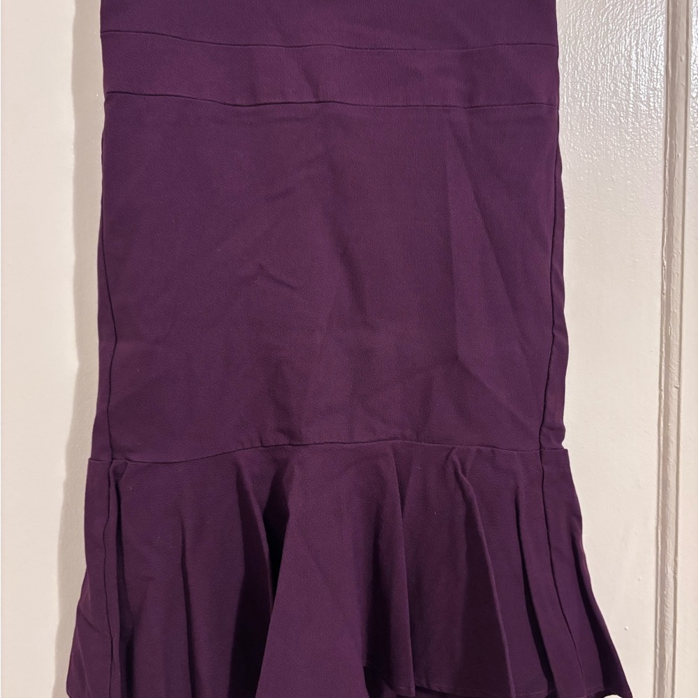 VENUS Deep Purple A-Line Skirt